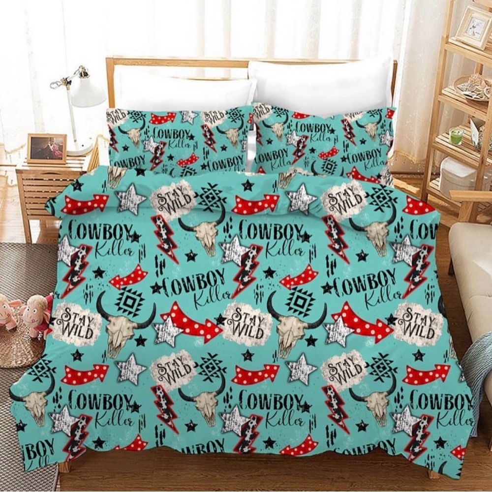 Western queen duvet cover